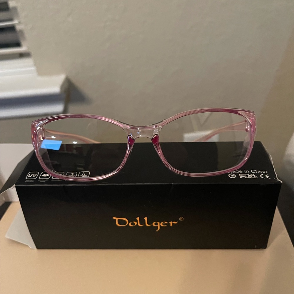 Dollger pink fashion safety glasses